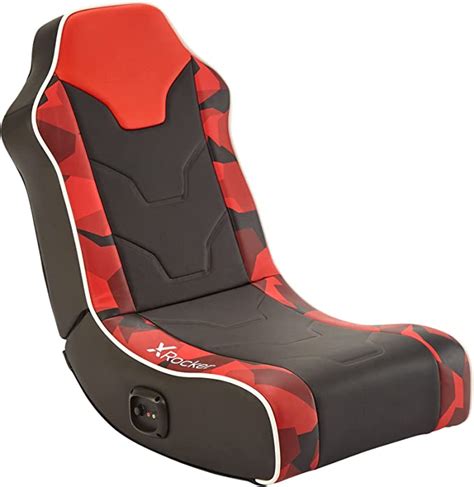 x rocker hermes 2.0|X Rocker Hermes 2.0 Floor Rocker Gaming Chair (Red).